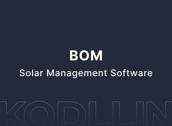 Solar Management Software